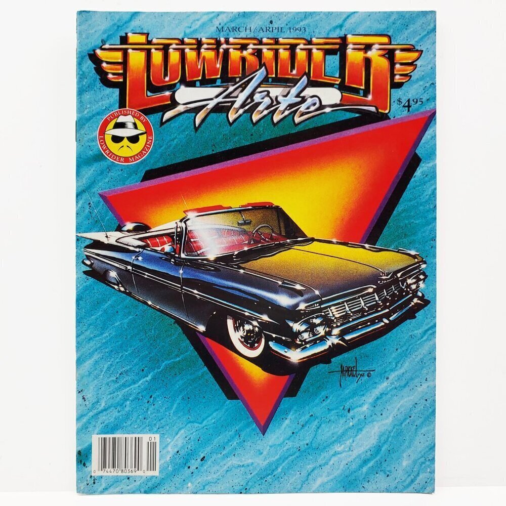 Lowrider Arte Magazine Vintage 1993 March/April Issue Aztlan Artwork Unread